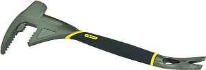 STANLEY 55-099 Utility Bar, 18 in L, Beveled Tip, 1-1/2 in Claw Blade Width Tip, Steel, 1 in Dia, 5 in W