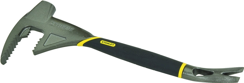 STANLEY 55-099 Utility Bar, 18 in L, Beveled Tip, 1-1/2 in Claw Blade Width Tip, Steel, 1 in Dia, 5 in W
