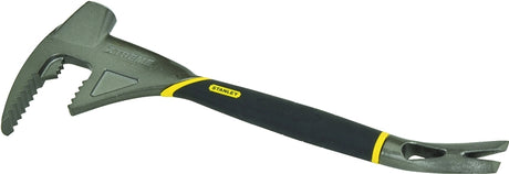 STANLEY 55-099 Utility Bar, 18 in L, Beveled Tip, 1-1/2 in Claw Blade Width Tip, Steel, 1 in Dia, 5 in W