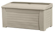 Suncast DB12000 Deck Box, 54-1/2 in W, 28 in D, 27 in H, Resin, Light Taupe