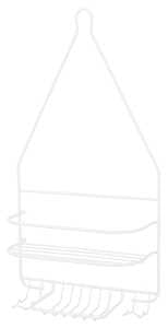 Simple Spaces SS-SC-25-PE-3L Shower Caddy, 2-Shelf, Steel, 10 in OAW, 19 in OAH, 4-1/4 in OAD, 10 lb