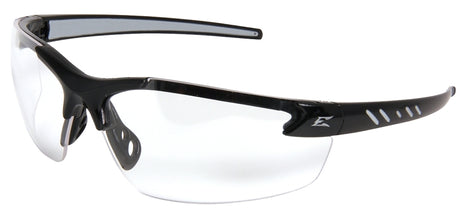 Edge DZ111VS-G2 Safety Glasses, Clear Lens, Black Frame, Vapor Shield Anti-Fog Lens, Nylon Frame, UV Protection: Yes