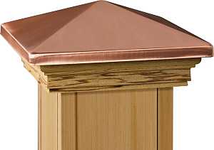 Maine Ornamental 72227 Post Cap, 6 in L, Cedar
