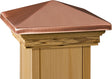 Maine Ornamental 72227 Post Cap, 6 in L, Cedar