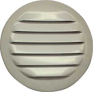 Maurice Franklin RLW-100 2.5 Screen Louver, 2.907 W, Aluminum, White