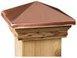 Maine Ornamental 72217 Post Cap, High Point Top, 4 in L, 4 in W, Cedar Wood