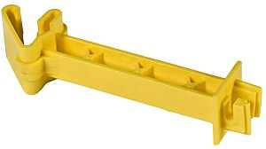 Zareba IT5XY-Z Series Snap-On Extender Insulator, For: 1-1/4 in and 1.33 in Stubbed T-Posts, Aluminum/Polywire/Steel