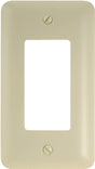 Amerelle 935RAL Wallplate, 5 in L, 2-13/16 in W, 1 -Gang, Steel, Light Almond