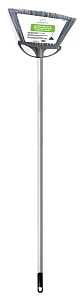 Simple Spaces 2054 Angle Broom, 13 in Sweep Face, 6 in L Trim, Recycle Polypropylene Bristle, Black Bristle
