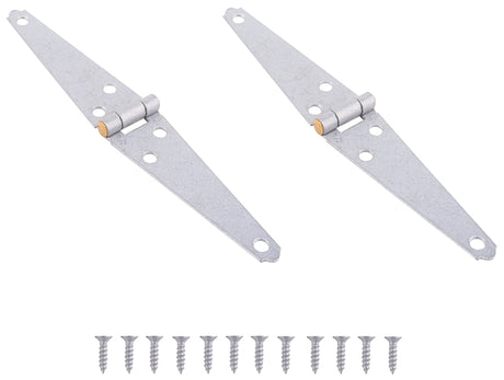 ProSource LSH-G04-C2PS Strap Hinge, 1.4 mm Thick Leaf, Steel, 180 Range of Motion