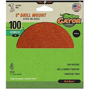 5IN 100GRIT PSA DISC 4PK