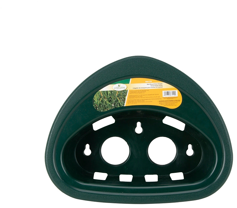 Landscapers Select PP Hanger Garden Hose, 5/8 in x 40 ft Hose, Polypropylene, Dark Green, Wall Mount Mounting