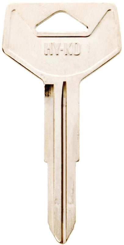 Hy-Ko 11010TR37 Automotive Key Blank, Brass, Nickel, For: Toyota Vehicle Locks, TR37 Key Number, Pack of 10