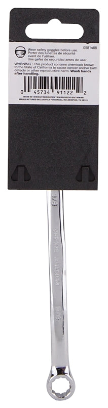 Vulcan MT6545339 Combination Wrench, SAE, 3/8 in Head, Chrome Vanadium Steel