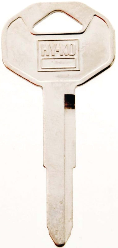 Hy-Ko 11010DC3 Key Blank, Brass, Nickel, For: Chrysler, Dodge, Eagle, Jeep, Plymouth Vehicles, DC3 Key Number, Pack of 10