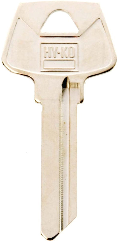 Hy-Ko 11010S23 Key Blank, Brass, Nickel, For: Sargent Cabinet, House Locks and Padlocks, S23 Key Number, Pack of 10