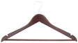 Simple Spaces HEA00040G Cloth Hanger Set, 6.6 lb Capacity, Steel/Wood, Mahogany