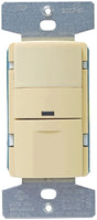 Eaton Wiring Devices OS306U-V-K Motion Sensor Switch, 120 V, 1 -Pole, Motion Sensor, 180 deg Sensing, Ivory