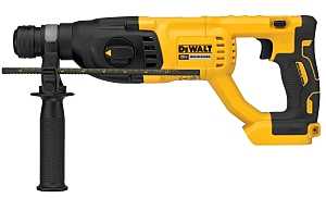 DEWALT DCH133B Rotary Hammer, Tool Only, 20 V, 1 in Chuck, SDS-Plus Chuck, 0 to 5550 bpm, 0 to 1500 rpm Speed