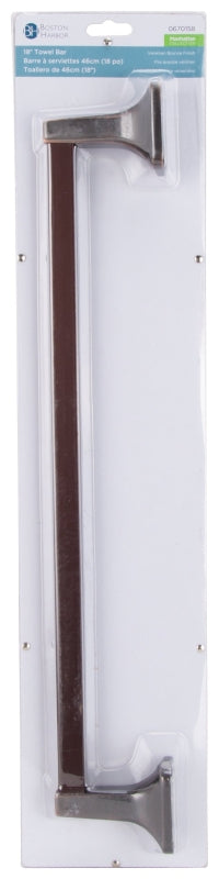Boston Harbor 3618-35-07-SOU Towel Bar, 18 in L Rod, Venetian Bronze, Surface