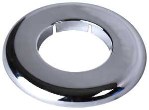 Plumb Pak PP857-9 Flange, 3 in Dia, Plastic, Chrome Plated, For: 1-1/2 in Iron Pipe