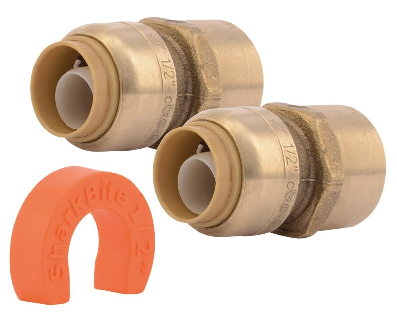 SharkBite 22604LF Water Heater Installation Kit, Specifications: 200 deg F Temperature, 200 psi Pressure, Brass