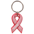 HILLMAN Breast Cancer Awareness Plastic Pink Keychain, Pack of 3