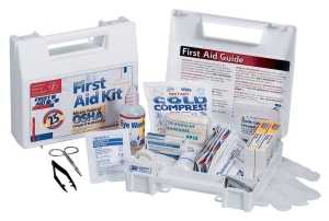 First Aid Only 223-U First Aid Kit, 107-Piece, Includes: (50) 3/4 in x 3 in Adhesive Plastic Bandages