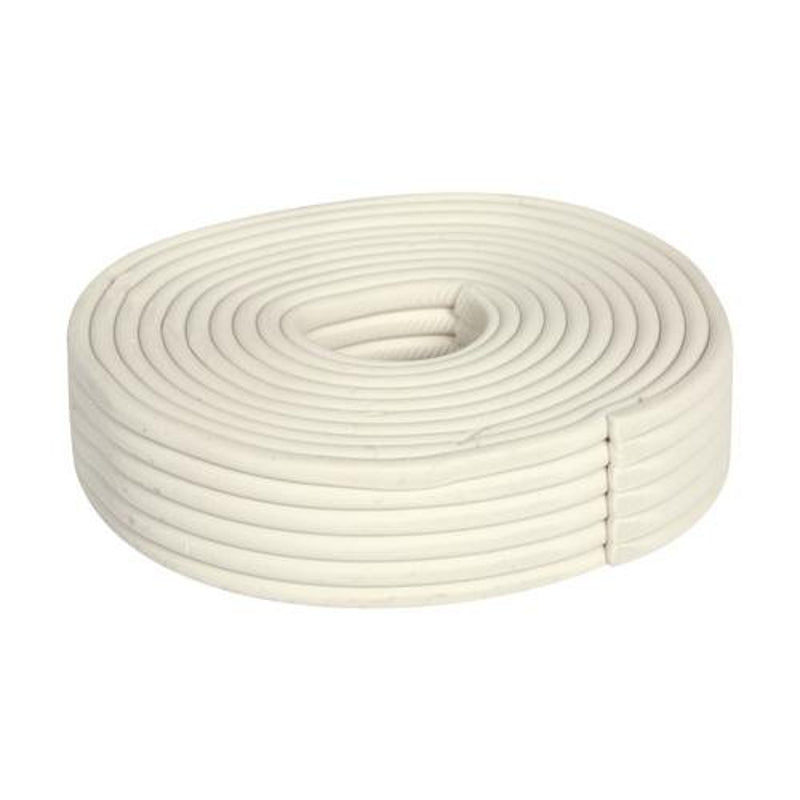 M-D 71505 Caulking Cord Weatherstrip, 1/8 in Thick, 30 ft L, Synthetic Fiber, White