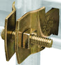 SuperStrut Z703 1/2-25 Pipe Clamp, Steel, Galvanized, Gold