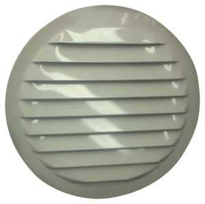 Maurice Franklin RLW-100 4 Screen Louver, 4-5/8 in W, Aluminum, White