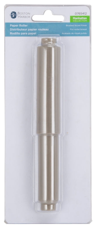 Boston Harbor BE02006-07 Paper Roller, Plastic, Brushed Nickel, Wall Mounting