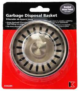Plumb Pak K5462BN Garbage Disposal Strainer/Stopper, Steel, Brushed Nickel