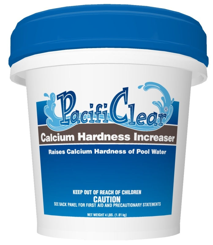 PacifiClear F086004032PC Calcium Hardness Increaser, 4 lb Pail, White