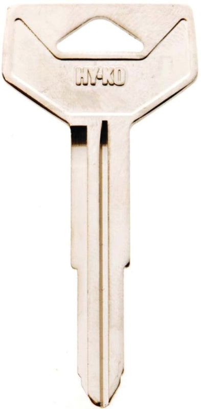 Hy-Ko 11010B55 Key Blank, Brass, Nickel, B55 Key Number, Pack of 10