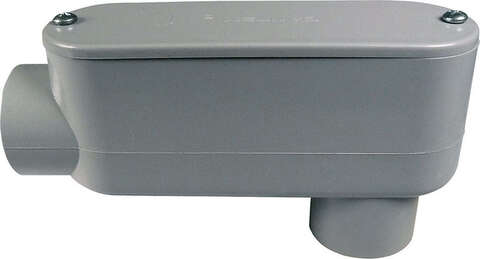 Cantex EZ Box Old Work 8 cu in Rectangle PVC 1 gang Outlet Box Gray