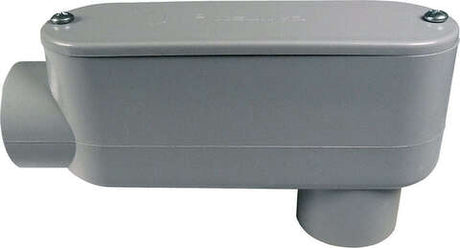 Cantex EZ Box Old Work 8 cu in Rectangle PVC 1 gang Outlet Box Gray