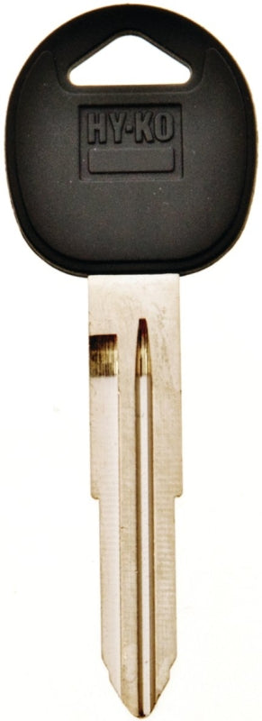 Hy-Ko 12005HY12 Automotive Key Blank, Brass/Plastic, Nickel, For: Hyundai Vehicle Locks, HY12 Key Number, Pack of 5