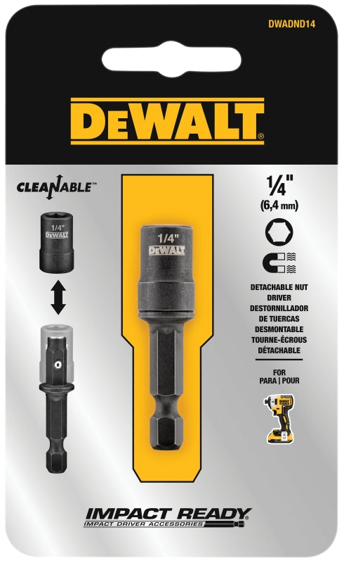DEWALT DWADND14 Detachable Nut Driver, 1/4 in Drive