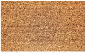 Americo Home Natural CoCo Series 7727830 Door Mat, 30 in L, 18 in W, Rectangular, Natural Pattern, Tan