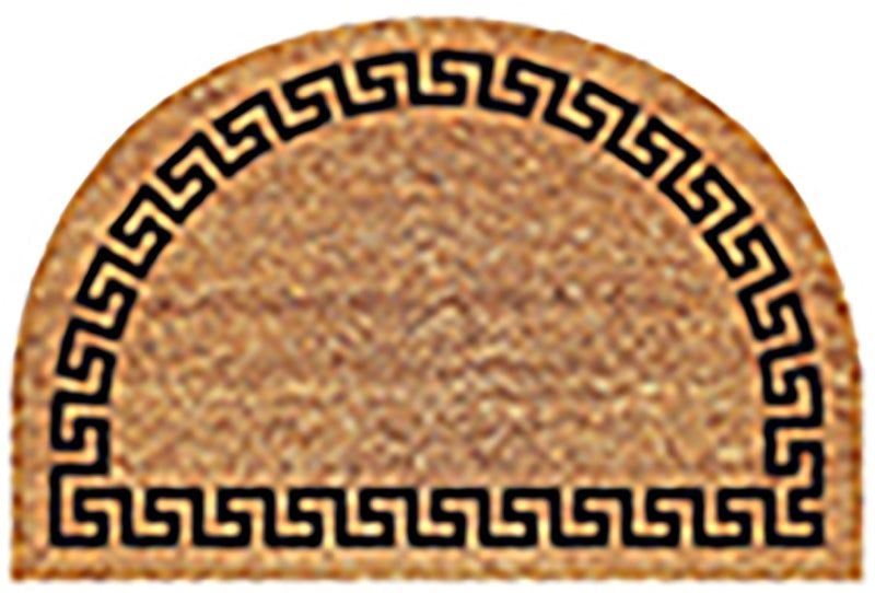 MAT HALF-RND GREEK KEY 24X36IN
