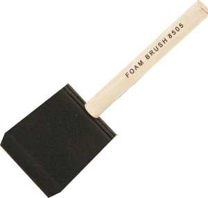ProSource 850520 Paint Brush, 2 in Brush, Foam Brush, Wood Handle