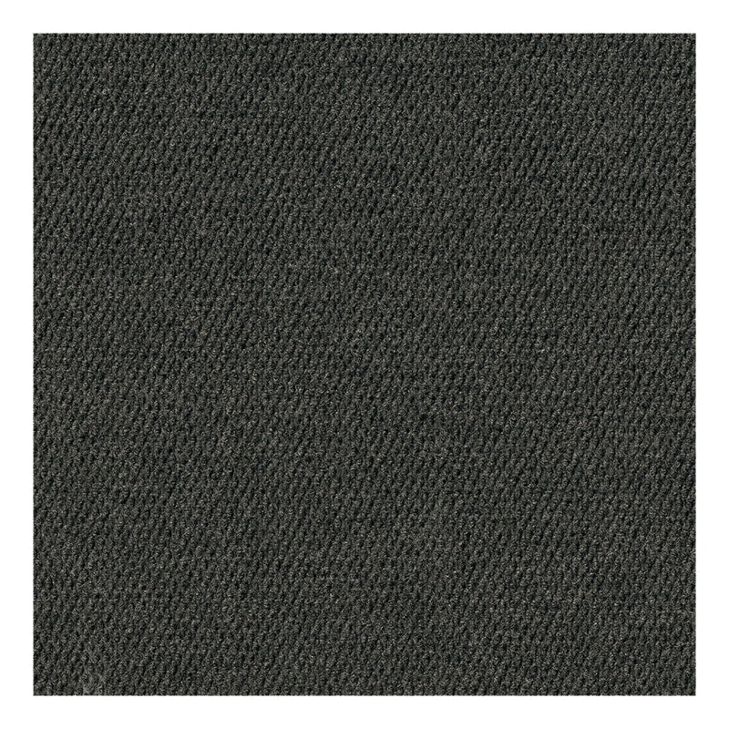 Foss Floors 7ND4N0916PK Carpet Tile, 18 in L Tile, 18 in W Tile, Hobnail Pattern, Pattern, Black Ice