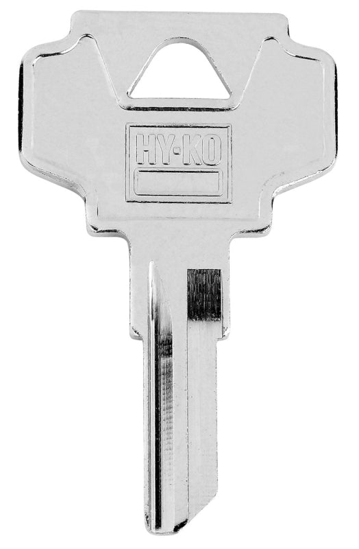 Hy-Ko 11010IN27 Key Blank, Brass, Nickel, For: Independent IN27 Locks, Pack of 10
