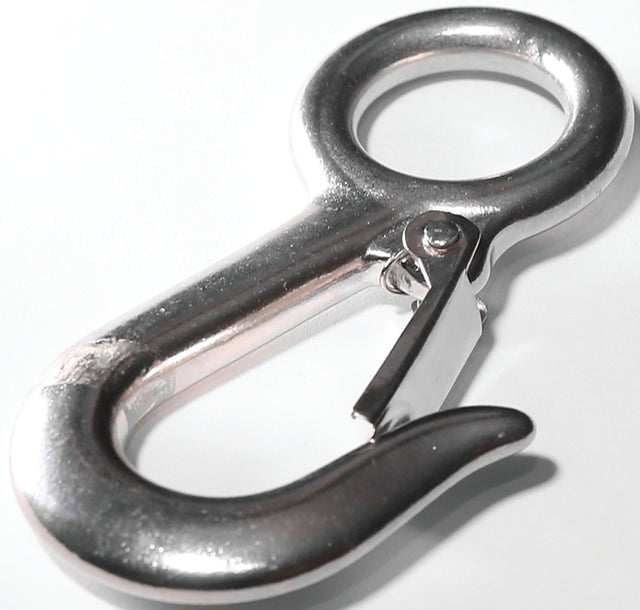 Baron 2311S Spring Snap, 13/16 in Snap Opening, 4 in L Dimensions, 400 lb Working Load, Stainless Steel