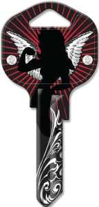 Hy-Ko 16005KW1-FRBL Key Blank, Fairy Blink, For: Kwikset KW1, Titan KW10 Keyways, Pack of 5