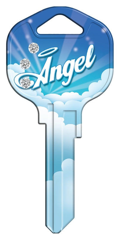 KW1 KEYBLANK ANGEL BLING, Pack of 5