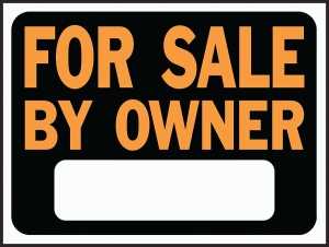 Hy-Ko Hy-Glo Series 3007 Identification Sign, For Sale By Owner, Fluorescent Orange Legend, Plastic, Pack of 10