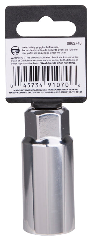 Vulcan MT6497317 Drive Socket, 13/16 in Socket, 3/8 in Drive, 6-Point, Chrome Vanadium Steel, Chrome