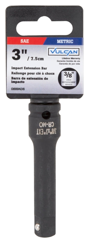 Vulcan MT6580301 Drive Extension, 3 in L, Black Phosphate